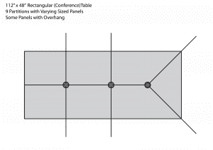 Rectangular with 9 Partitions - Smart Spacers™