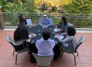 Outside Meeting - Smart Spacers™