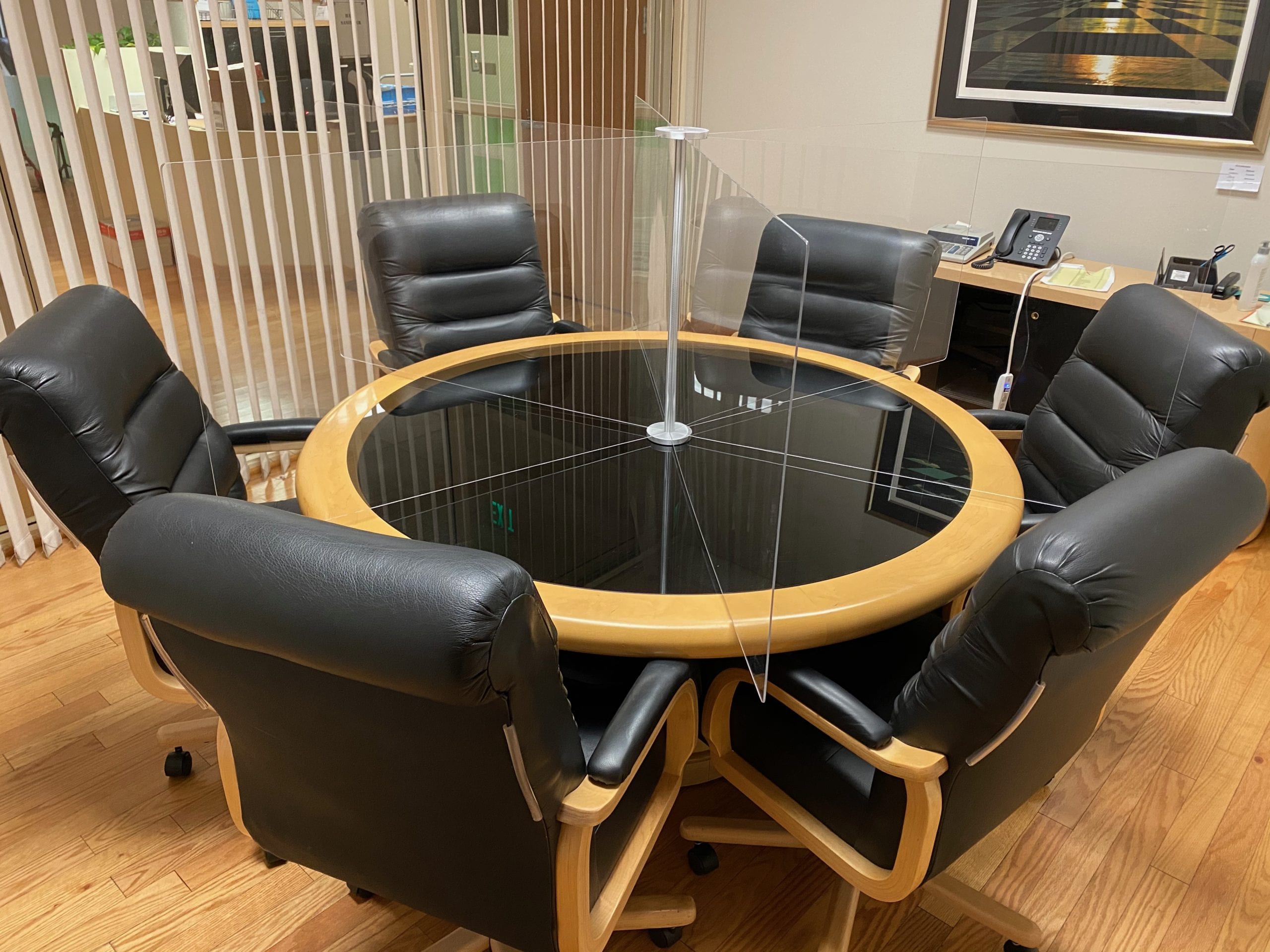 Round Conference Table, 6 Person
